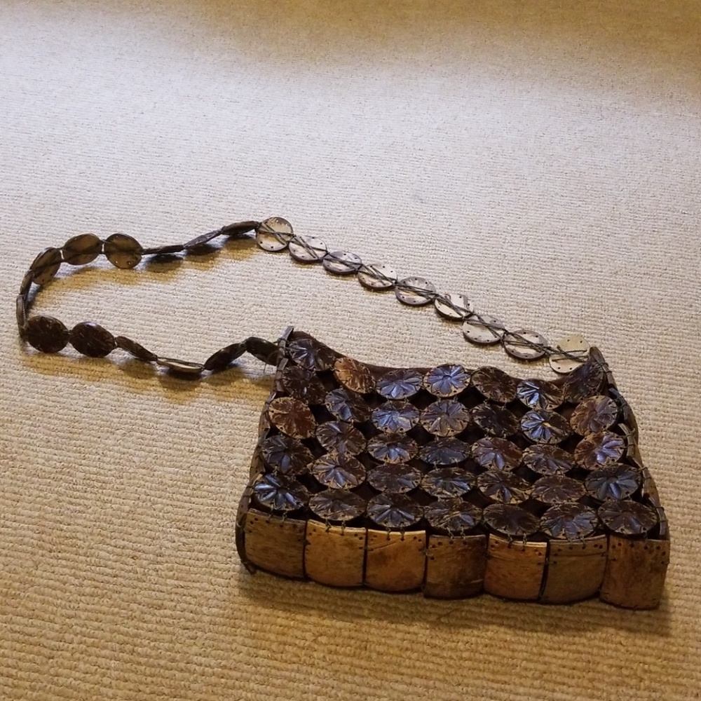 Coconut shell purse